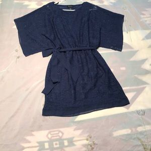 AB studio navy blue dress